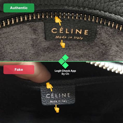 fake celine bag vs real|signs of a celine bag.